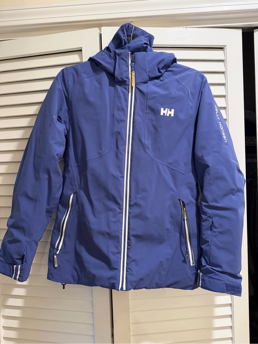 Helly Hansen women’s Blue Waterproof Hooded Jacket -